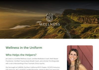 Wellness in the Uniform