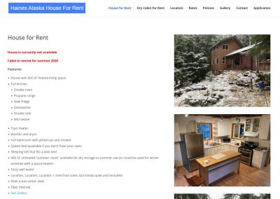 Haines Rental